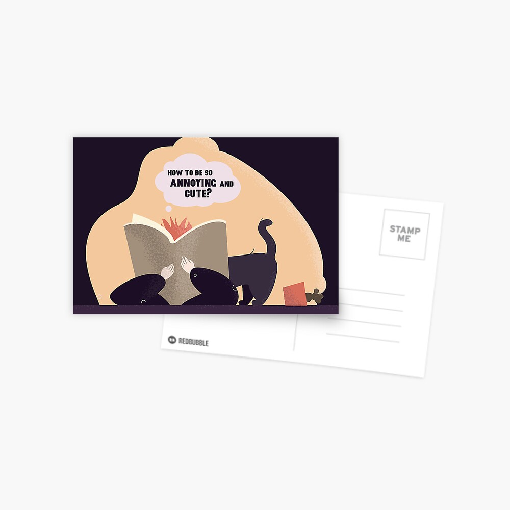 How to Be So Annoying and Cute postcard
